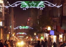 Giresun Belediyesi yılbaşı ışıklandırma