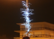 Saçak led direk süsleme